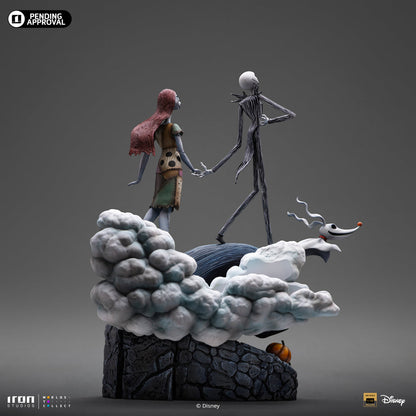 Statue Jack and Sally - Nightmare Before Christmas - Deluxe Art Scale 1/10 - Disney Classics
