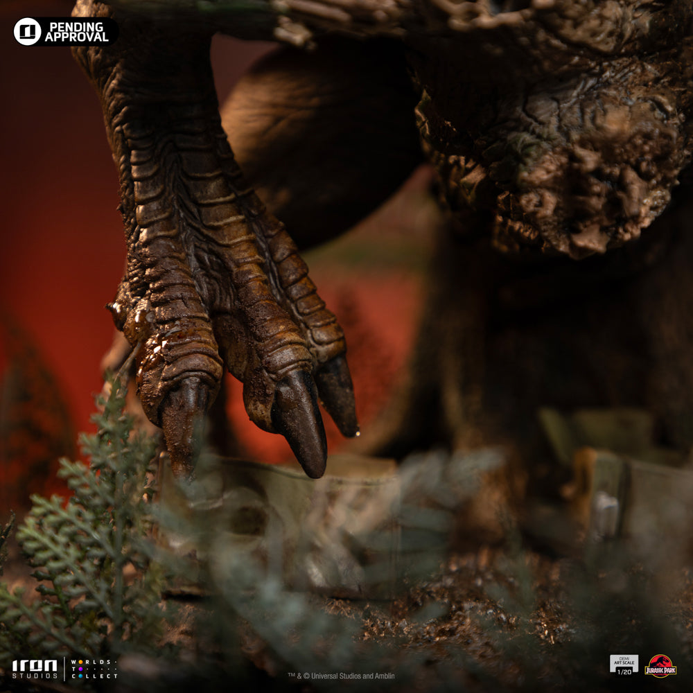 T-Rex Chase Statue - Jurassic Park - Demi Art Scale 1/20