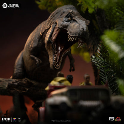 T-Rex Chase Statue - Jurassic Park - Demi Art Scale 1/20