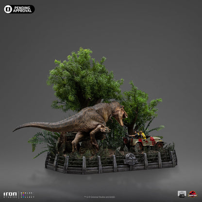 T-Rex Chase Statue - Jurassic Park - Demi Art Scale 1/20
