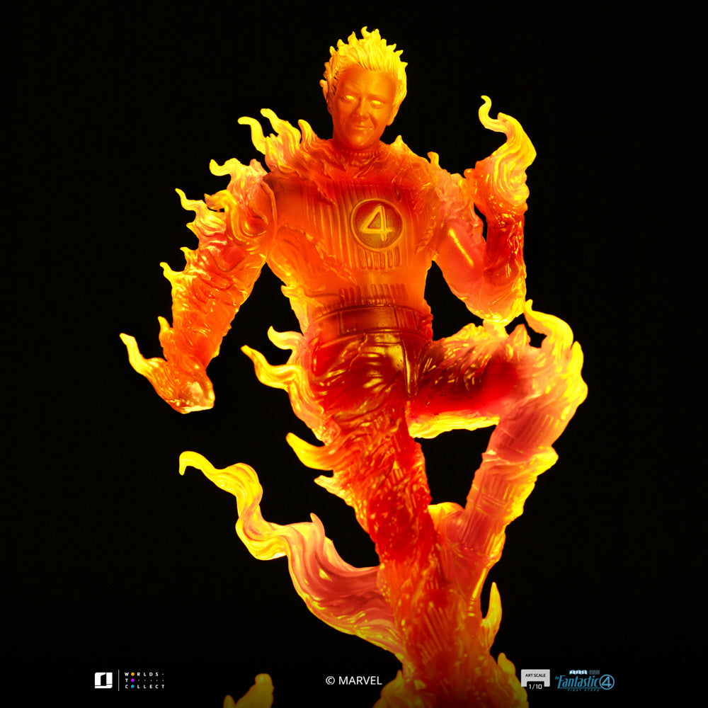 Human Torch Statue - The Fantastic Four: First Steps - Art Scale 1/10