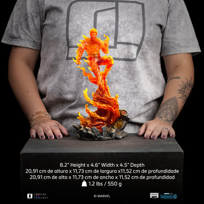 Human Torch Statue - The Fantastic Four: First Steps - Art Scale 1/10