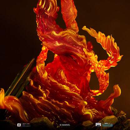 Human Torch Statue - The Fantastic Four: First Steps - Art Scale 1/10