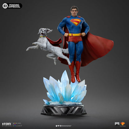 Superman and Krypto Statue - Superman: Legacy - Art Scale 1/10 - DC Comics