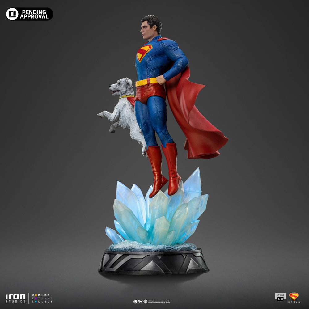 Superman and Krypto Statue - Superman: Legacy - Art Scale 1/10 - DC Comics