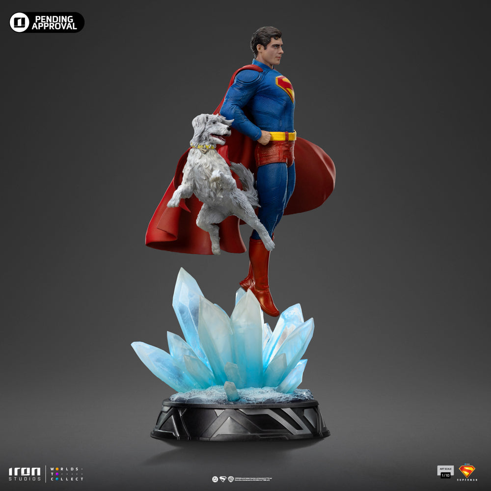 Superman and Krypto Statue - Superman: Legacy - Art Scale 1/10 - DC Comics