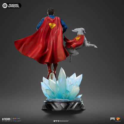 Superman and Krypto Statue - Superman: Legacy - Art Scale 1/10 - DC Comics