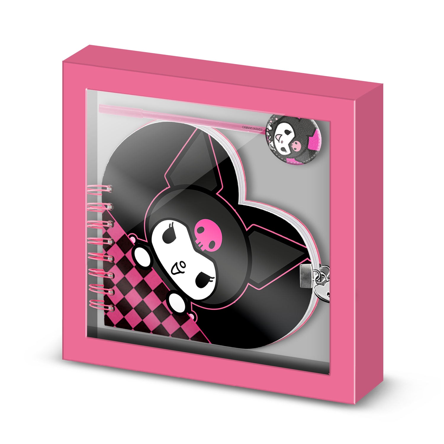 Coffret Journal + Stylo Hello Kitty « Kuromi »
