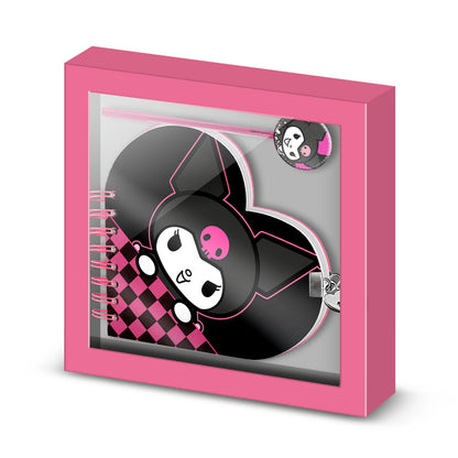 Coffret Journal + Stylo Hello Kitty « Kuromi »