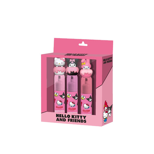 Lot de 3 Marqueurs Fluorescents Rose Hello Kitty