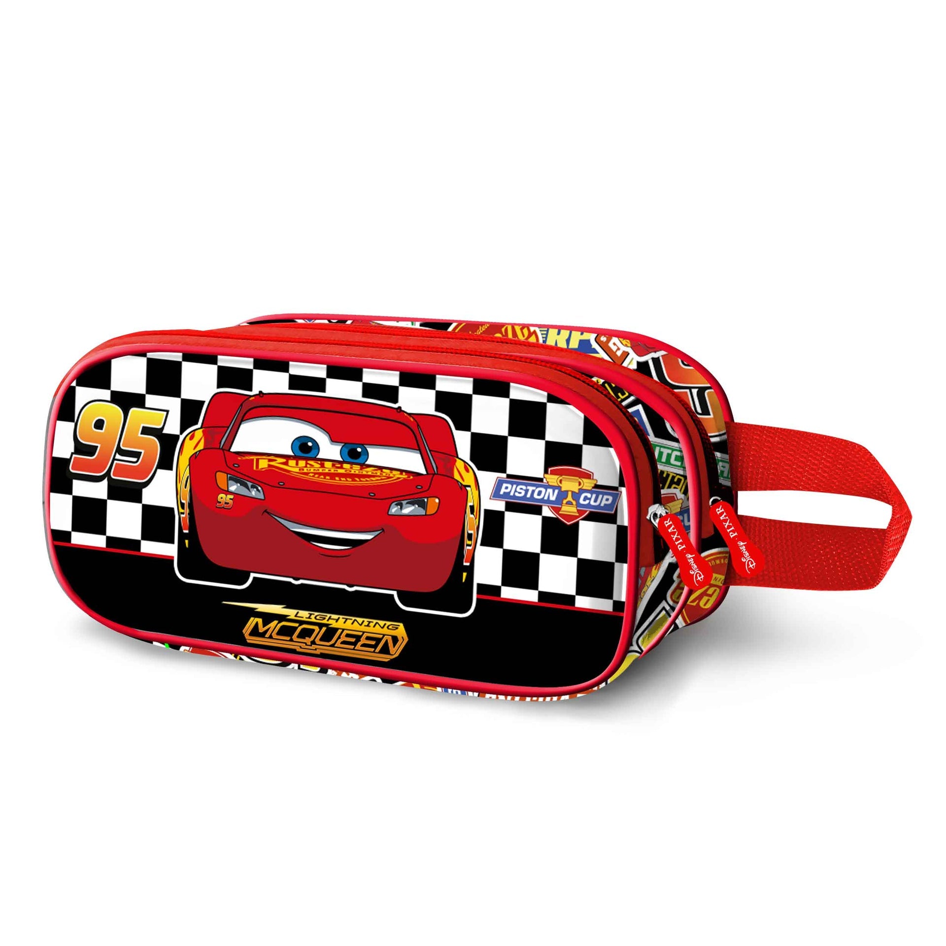 Trousse 3D Double Disney Cars 3 « Racer » – Rouge