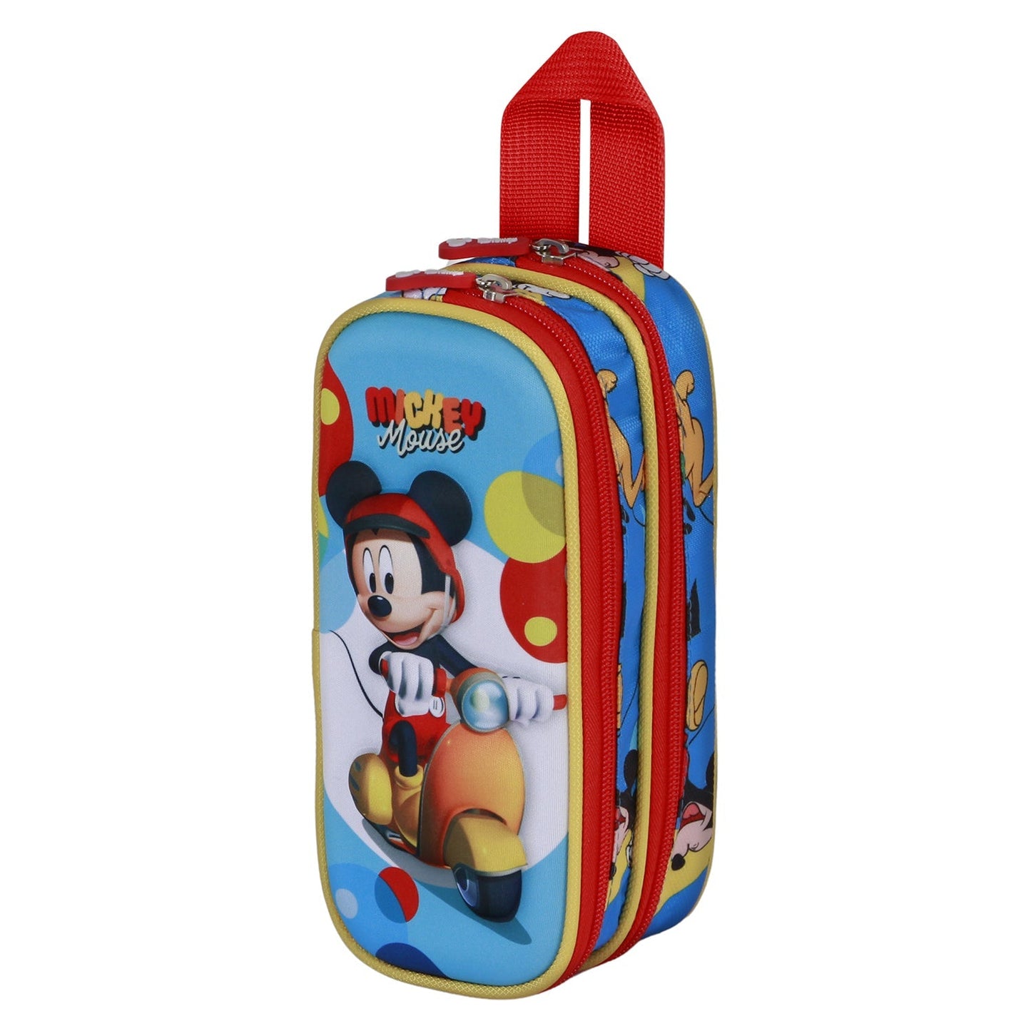 Trousse 3D Double Disney Mickey Mouse « Scooter »