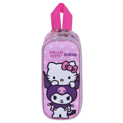 Trousse 3D Double Hello Kitty « Playful »