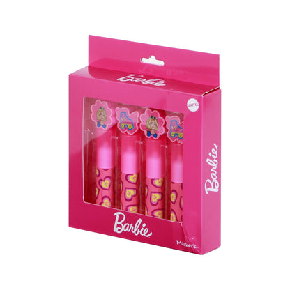 Lot de 4 Marqueurs Fluorescents Barbie