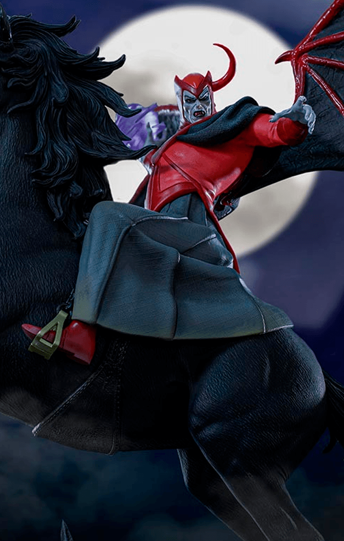 Statue Venger With Nightmare & Shadow Demon Deluxe - Dungeons & Dragons - Art Scale 1/10