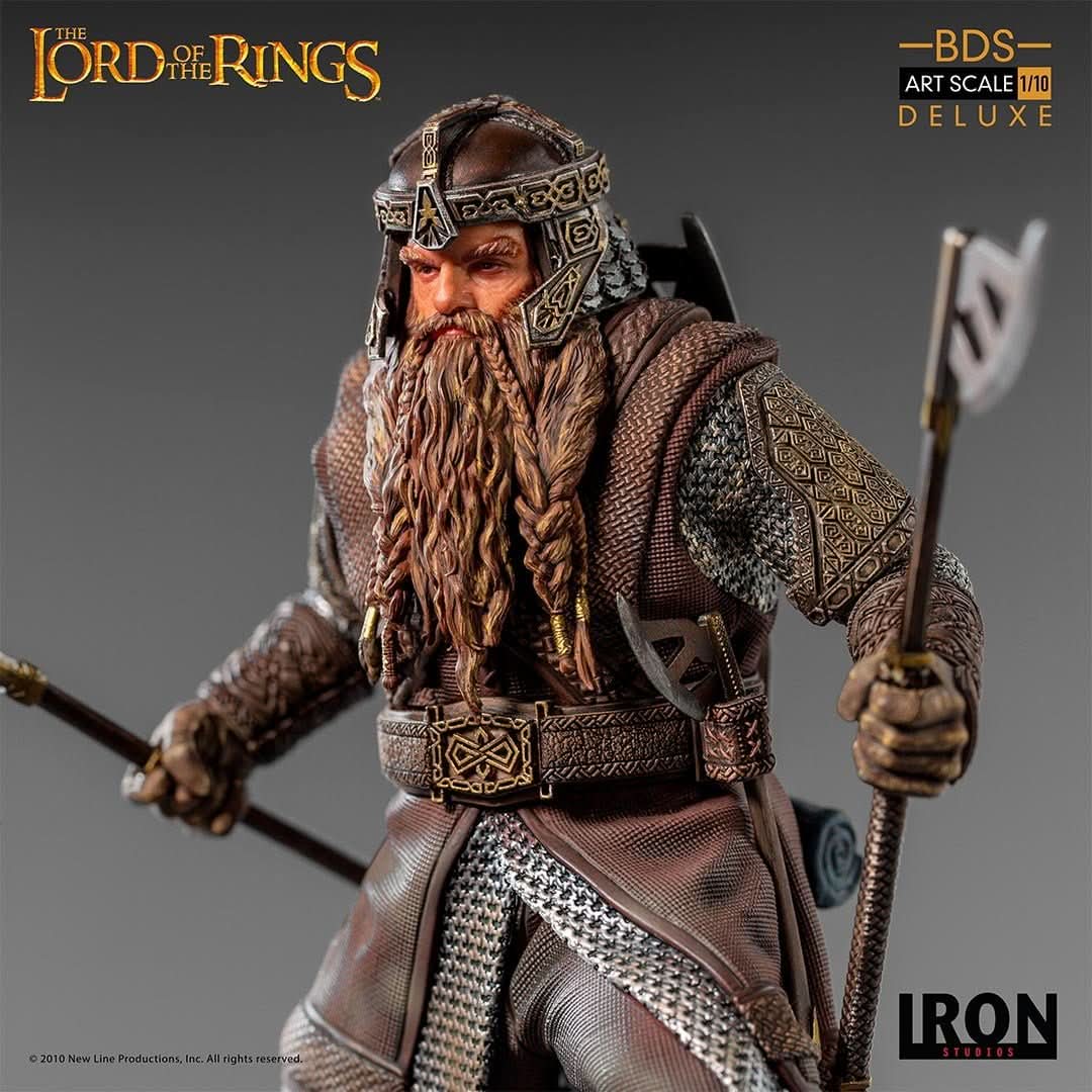 Gimli Deluxe Statue - Herr der Ringe - Art Scale 1/10 - Die Gefährten des Rings