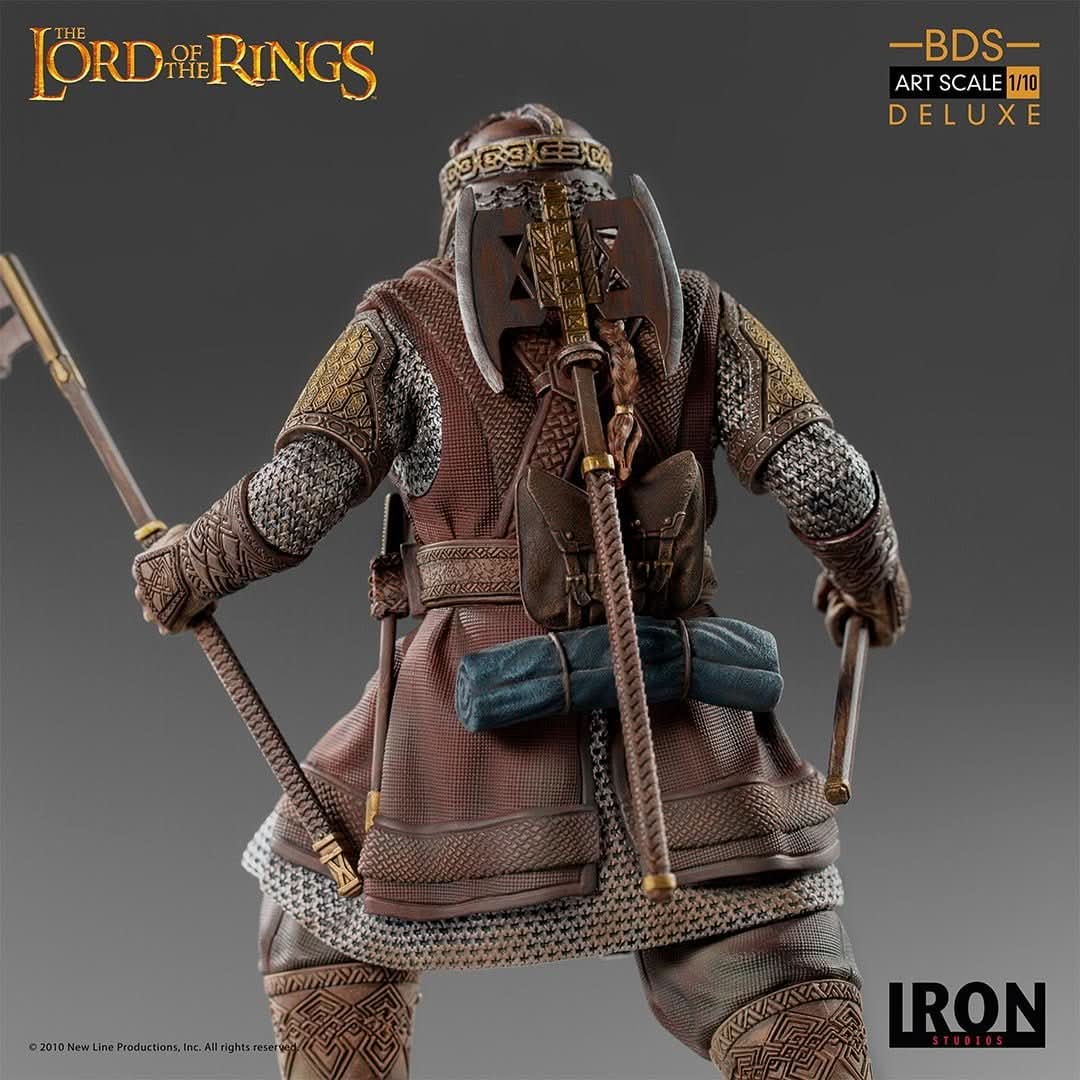 Gimli Deluxe Statue - Herr der Ringe - Art Scale 1/10 - Die Gefährten des Rings
