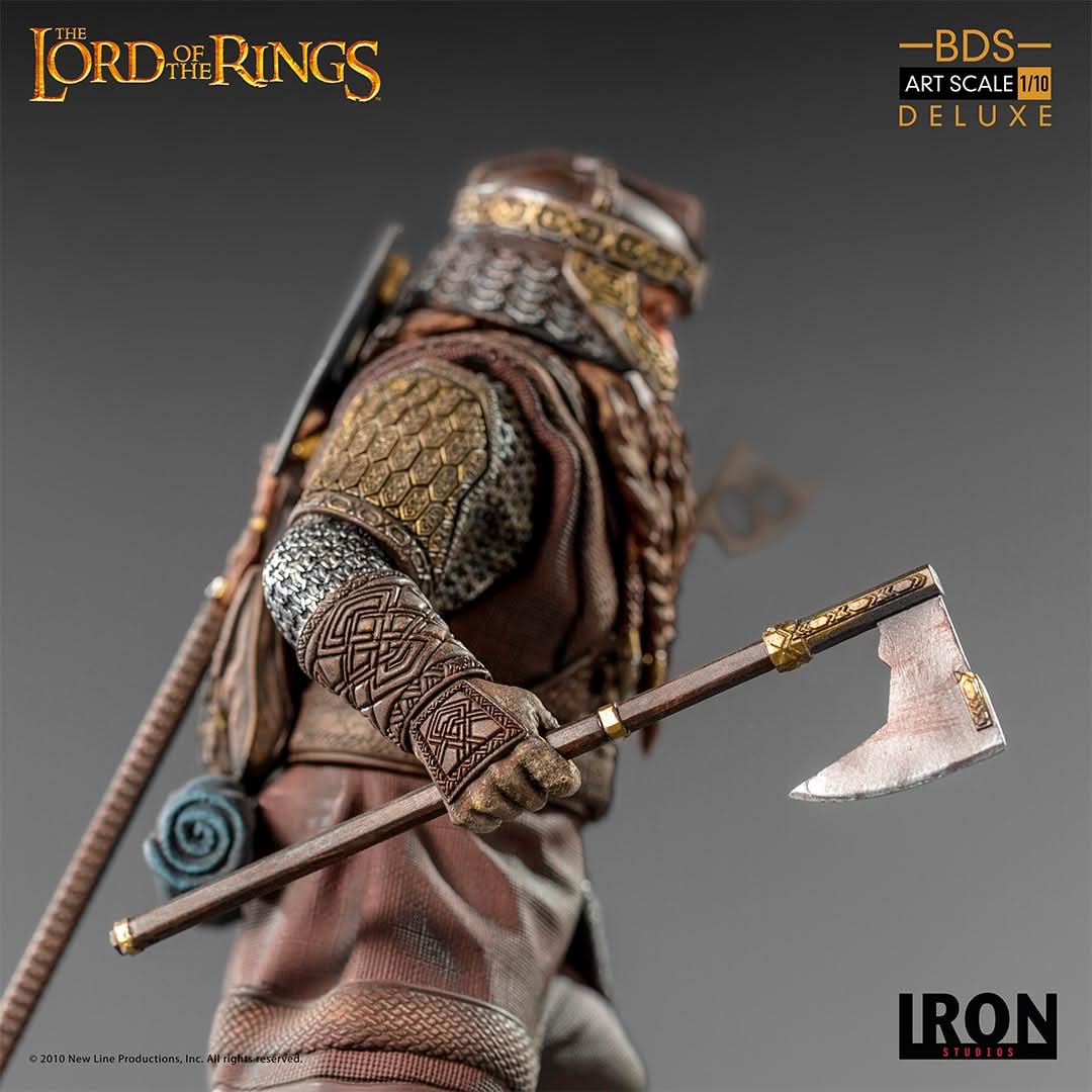 Gimli Deluxe Statue - Herr der Ringe - Art Scale 1/10 - Die Gefährten des Rings