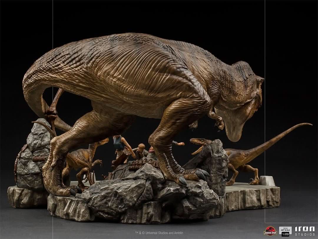 Diorama The Final Scene - Jurassic Park - Demi Scale 1/20