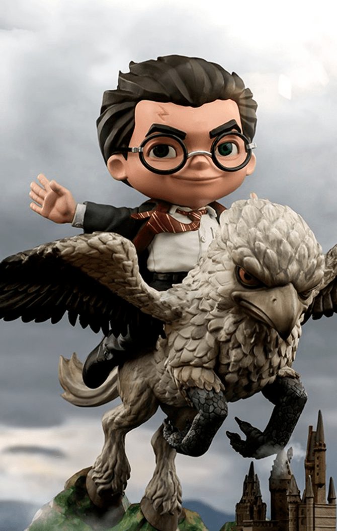 Harry Potter and Buckbeak Figurine - Harry Potter - Mini Co.