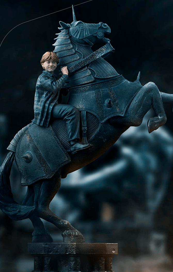 Ron Weasley Statue at the Wizard Chess - Harry Potter - Art Scale 1/10