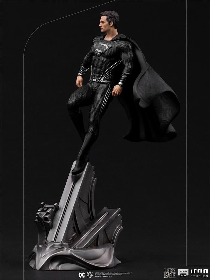 Superman Black Suit Statue - Justice League - Art Scale 1/10