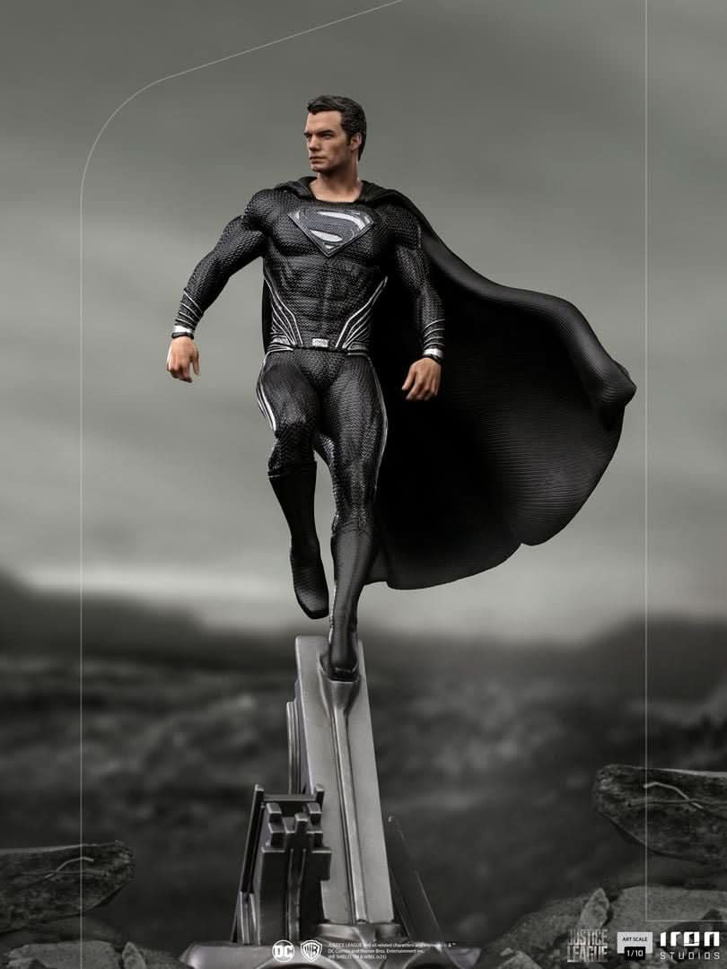 Superman Black Suit Statue - Justice League - Art Scale 1/10