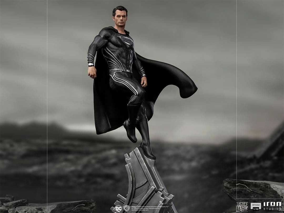 Superman Black Suit Statue - Justice League - Art Scale 1/10