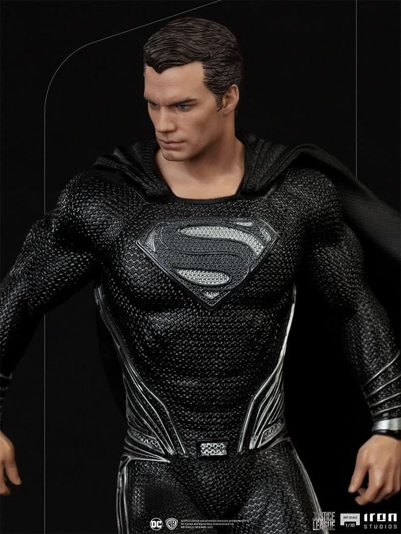 Superman Black Suit Statue - Justice League - Art Scale 1/10