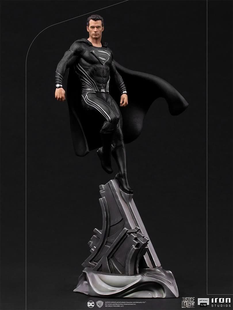 Superman Black Suit Statue - Justice League - Art Scale 1/10