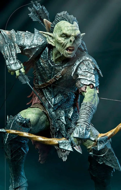 Statue Ork-Bogenschütze - Der Herr der Ringe - Kunstmaßstab 1:10 - Die Gefährten