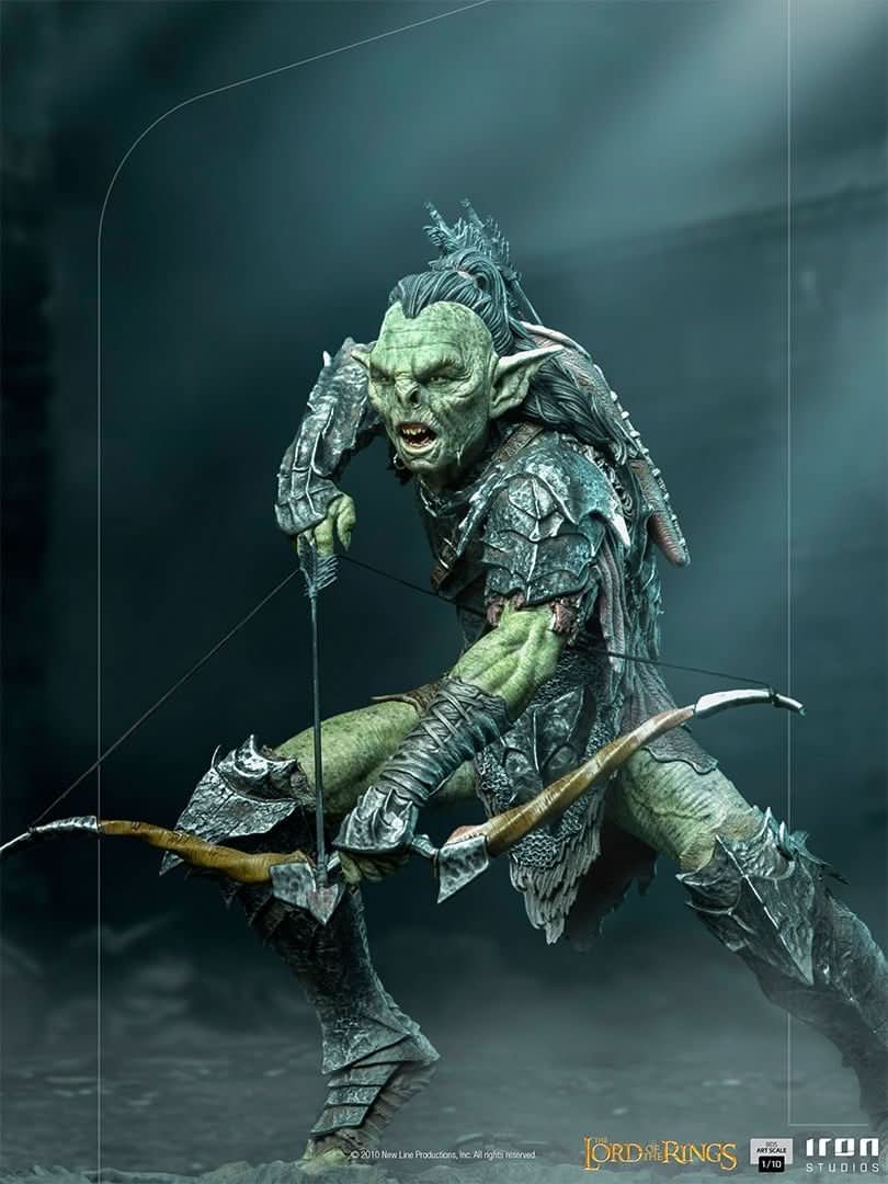 Statue Ork-Bogenschütze - Der Herr der Ringe - Kunstmaßstab 1:10 - Die Gefährten