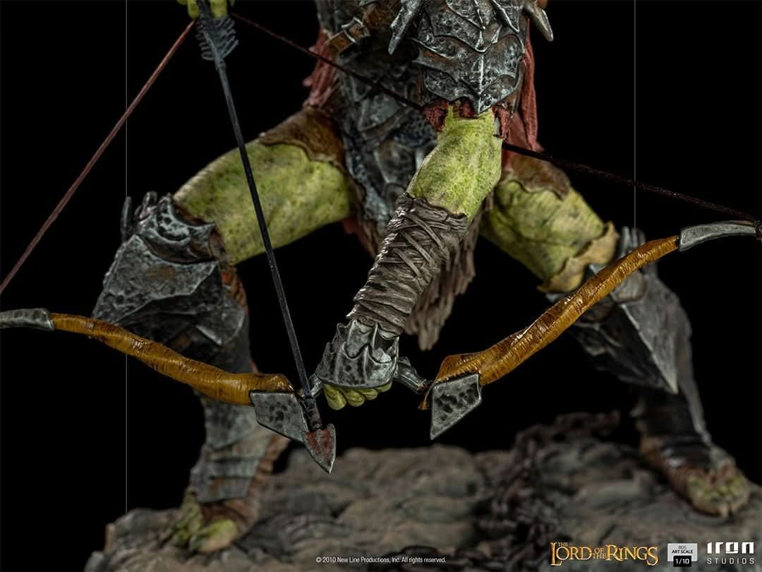 Statue Ork-Bogenschütze - Der Herr der Ringe - Kunstmaßstab 1:10 - Die Gefährten