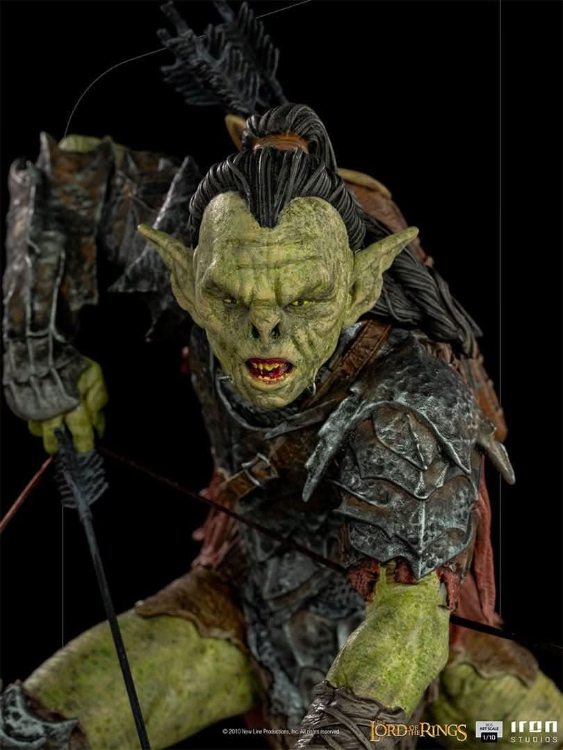 Statue Ork-Bogenschütze - Der Herr der Ringe - Kunstmaßstab 1:10 - Die Gefährten
