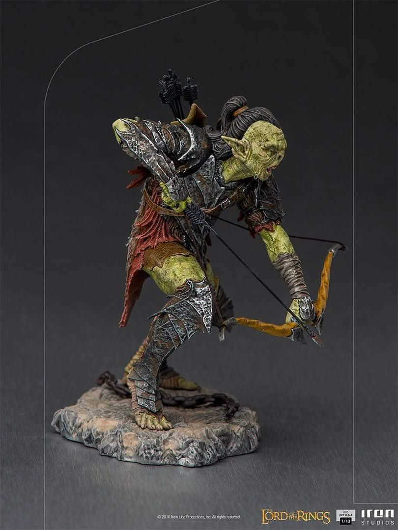 Statue Ork-Bogenschütze - Der Herr der Ringe - Kunstmaßstab 1:10 - Die Gefährten