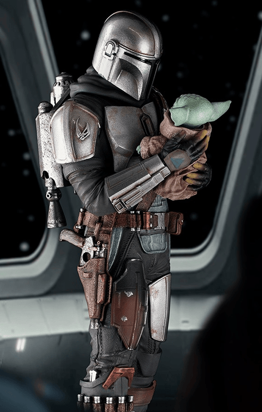 Statue The Mandalorian and Grogu - Star Wars: The Mandalorian - Art Scale 1/10
