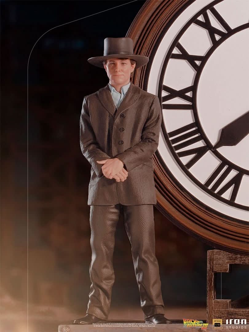 Statue Marty und Doc am Uhrturm - Zurück in die Zukunft - Art Scale 1/10