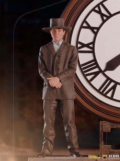 Statue Marty und Doc am Uhrturm - Zurück in die Zukunft - Art Scale 1/10