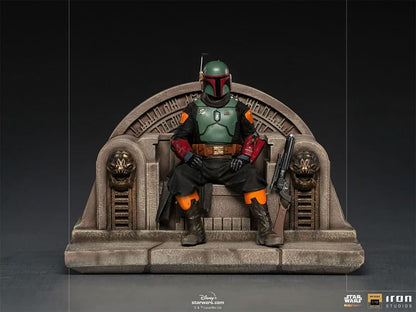 Statue Boba Fett on Throne - Star Wars: The Mandalorian - Art Scale 1/10