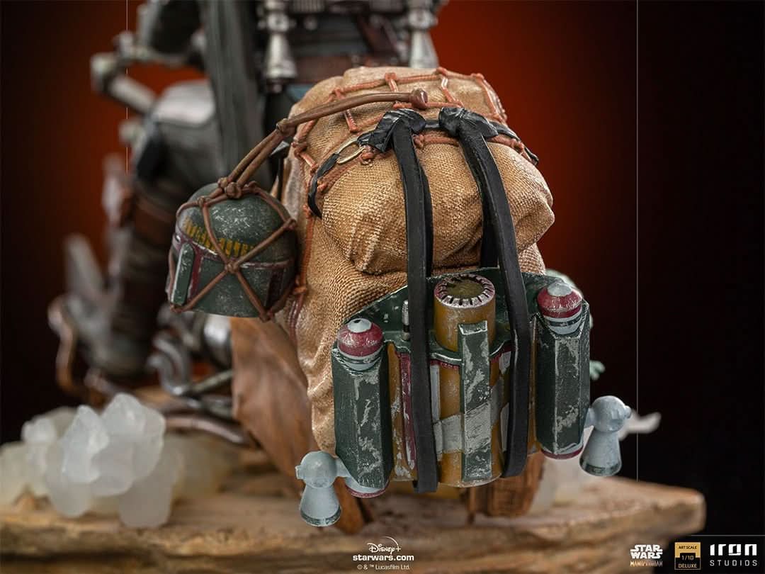 Statue The Mandalorian auf Speederbike - Star Wars: The Mandalorian - Art Scale 1/10