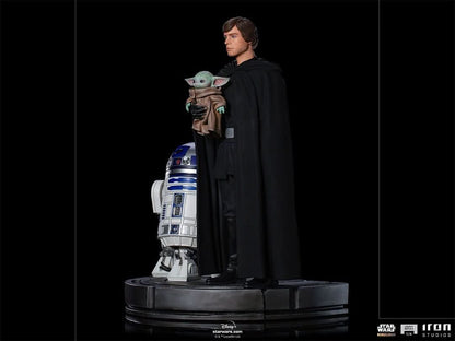 Luke Skywalker, R2-D2 and Grogu Statue - Star Wars: The Mandalorian - Legacy Replica 1/4