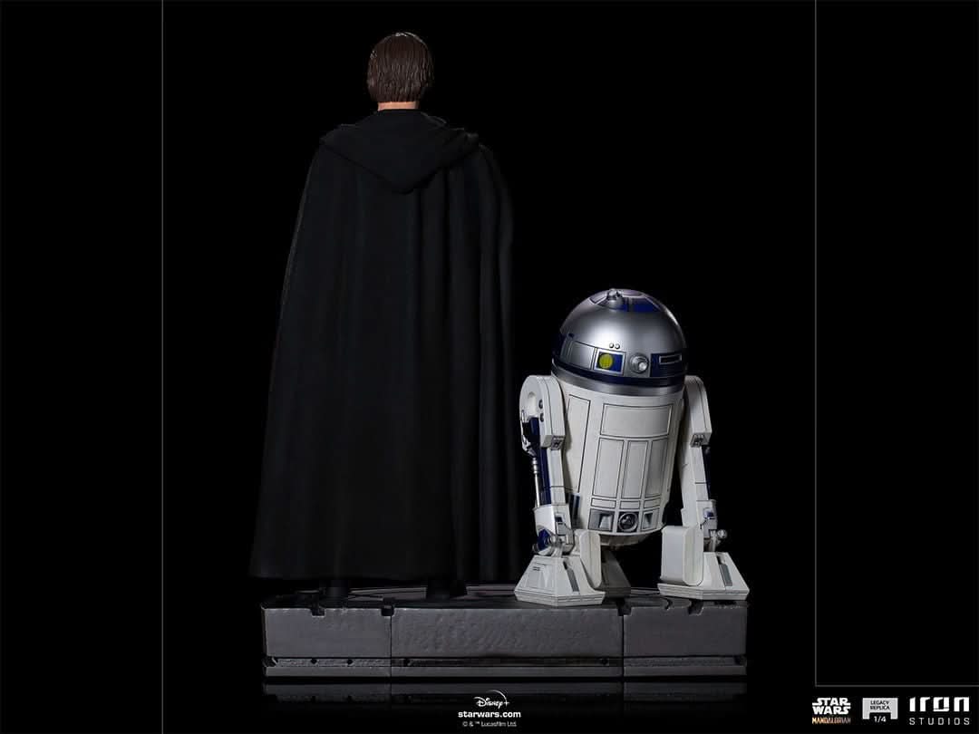 Luke Skywalker, R2-D2 and Grogu Statue - Star Wars: The Mandalorian - Legacy Replica 1/4