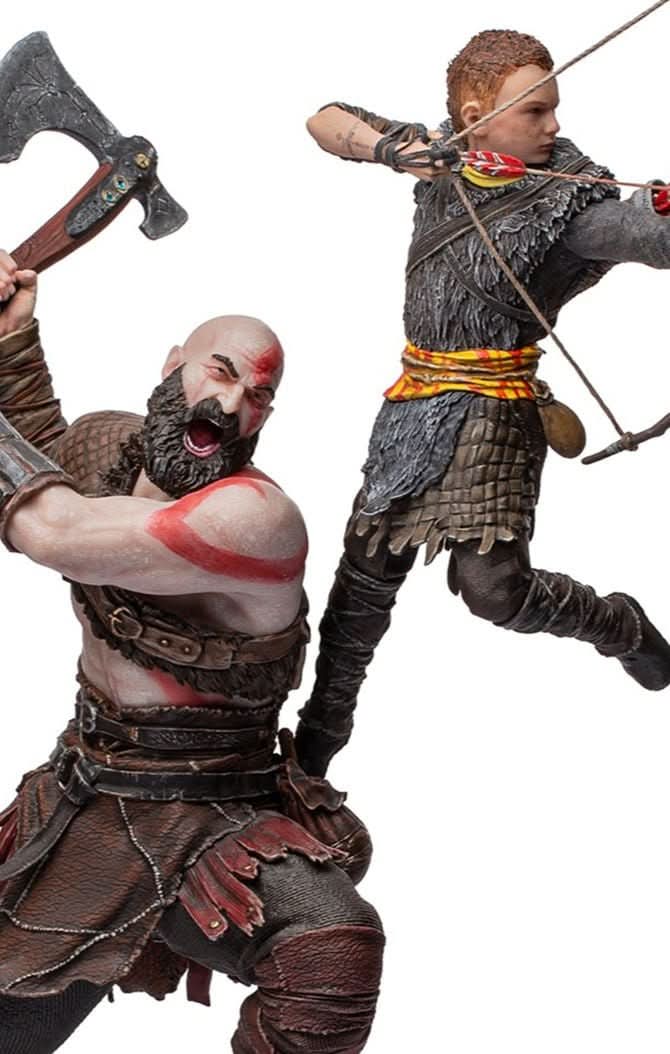Statue Kratos und Atreus – God of War – BDS Art Scale 1/10
