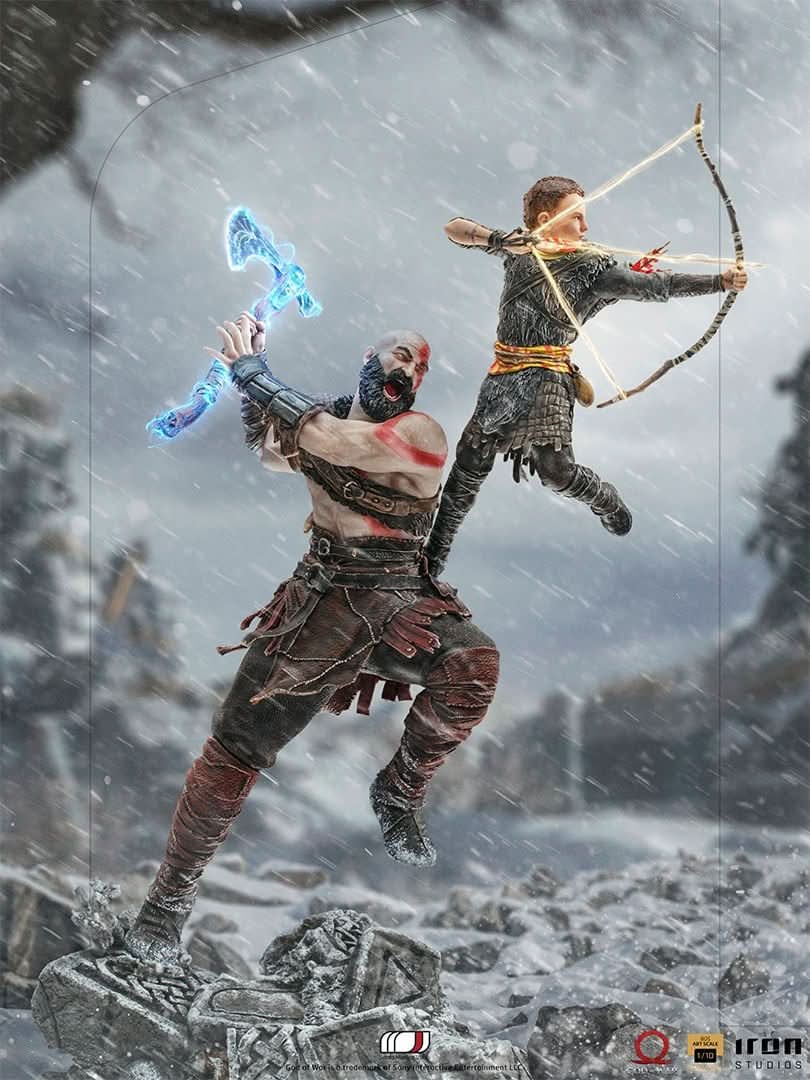 Statue Kratos und Atreus – God of War – BDS Art Scale 1/10
