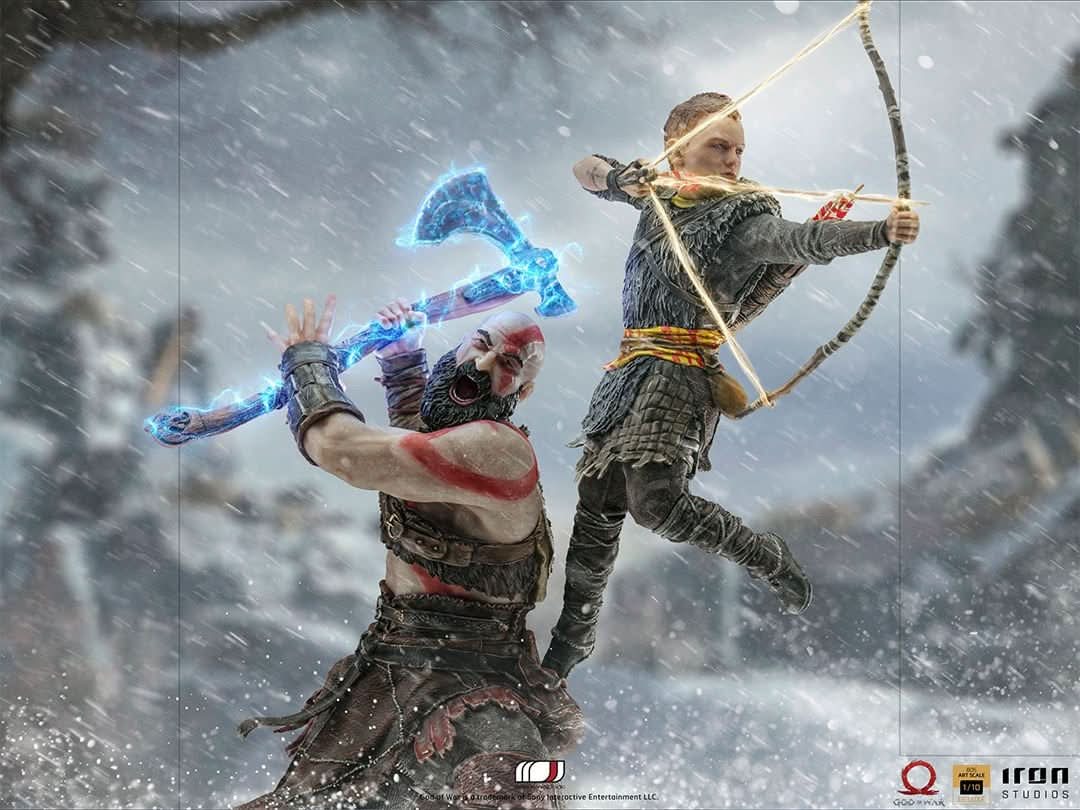 Statue Kratos und Atreus – God of War – BDS Art Scale 1/10