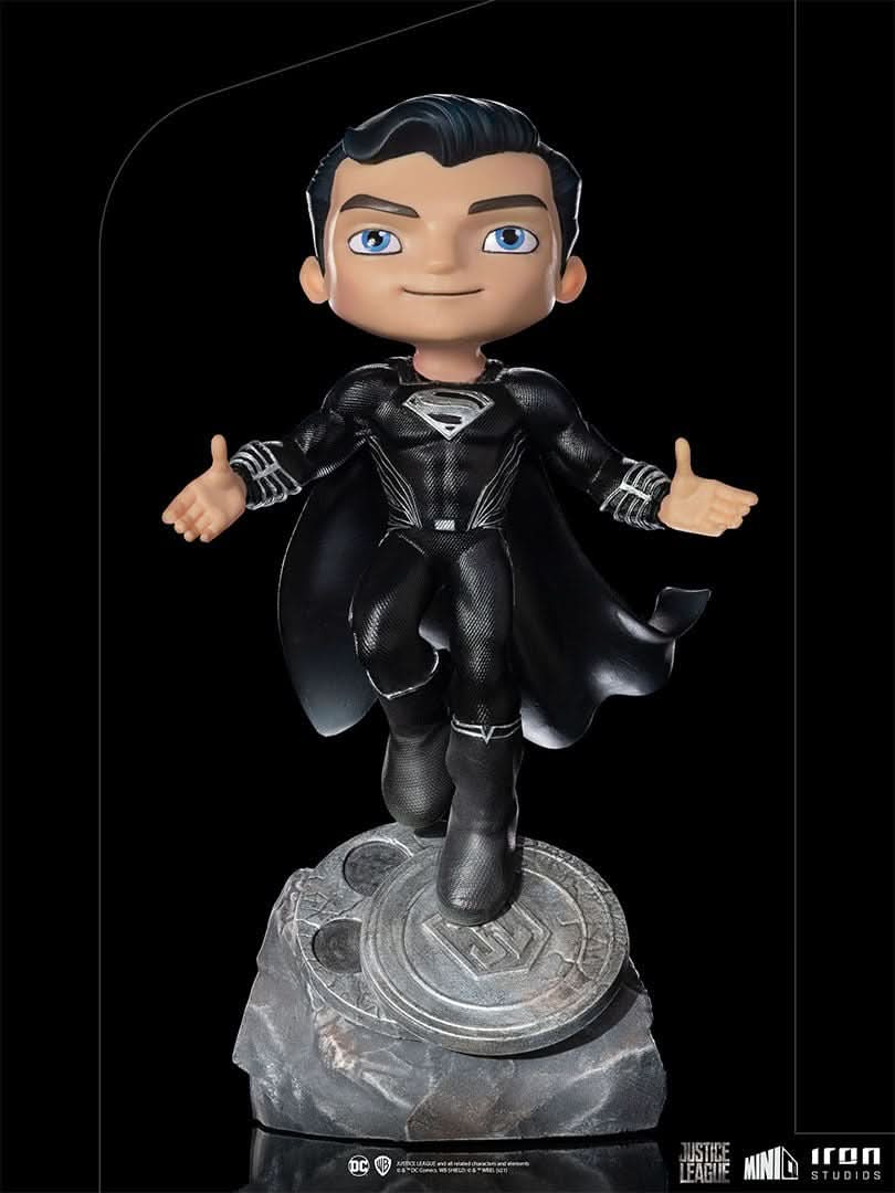 Superman Black Suit Figur - Zack Snyder's Justice League - Mini Co.