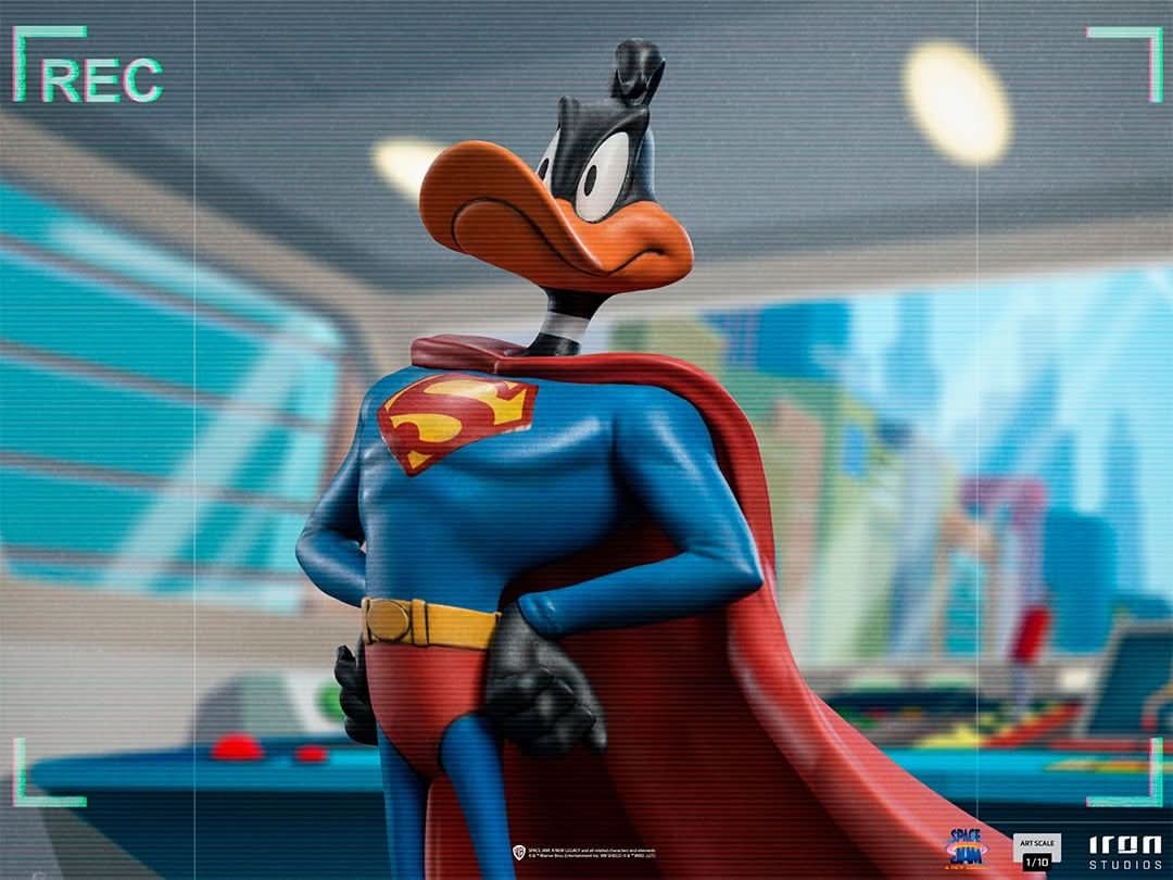 Statue - Daffy Duck Superman - Space Jam - Art Scale 1/10 - Iron Studios