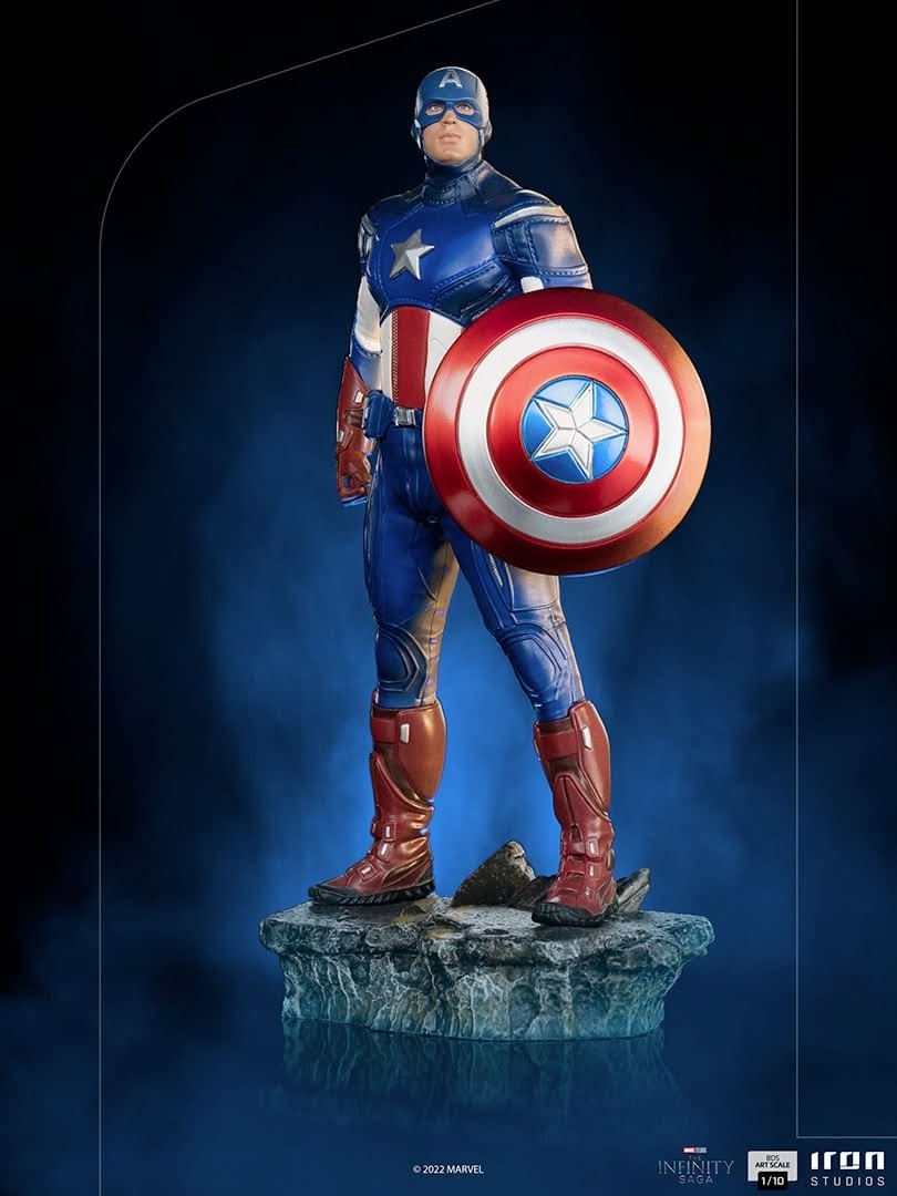 Statue Captain America (Schlacht um New York) - The Infinity Saga - BDS Art Scale 1/10