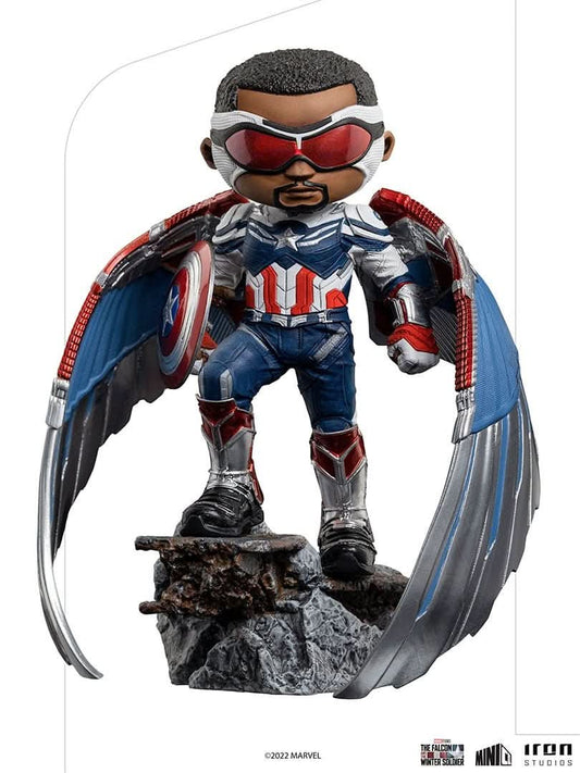 Figur Captain America Sam Wilson - The Falcon and the Winter Soldier - Mini Co. - Marvel