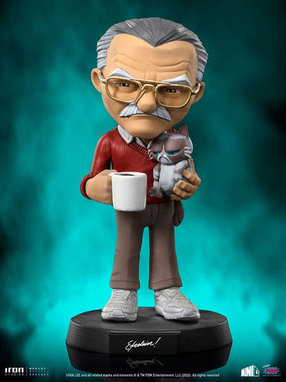 Stan Lee with Grumpy Cat Figure - Pow - Mini Co. - Spider-Man